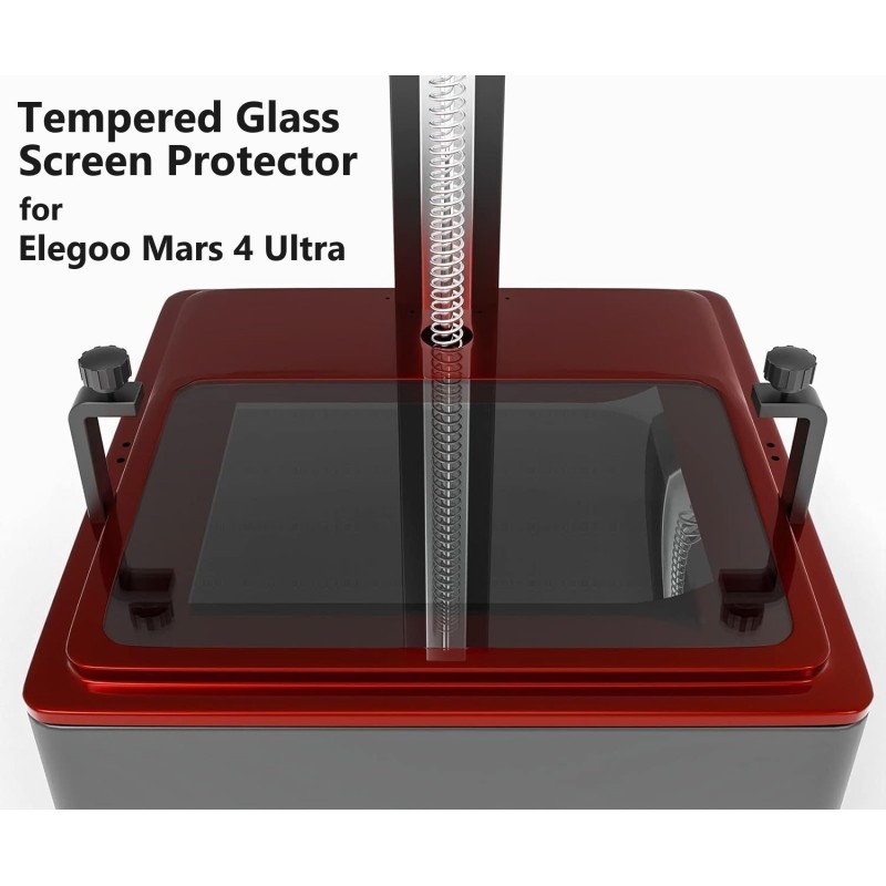 TEMPERED GLASS SCREEN PROTECTOR FOR ELEGOO MARS 4 ULTRA